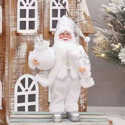 Premium Santa Figurine with Gift Sack Decoration - Fesara