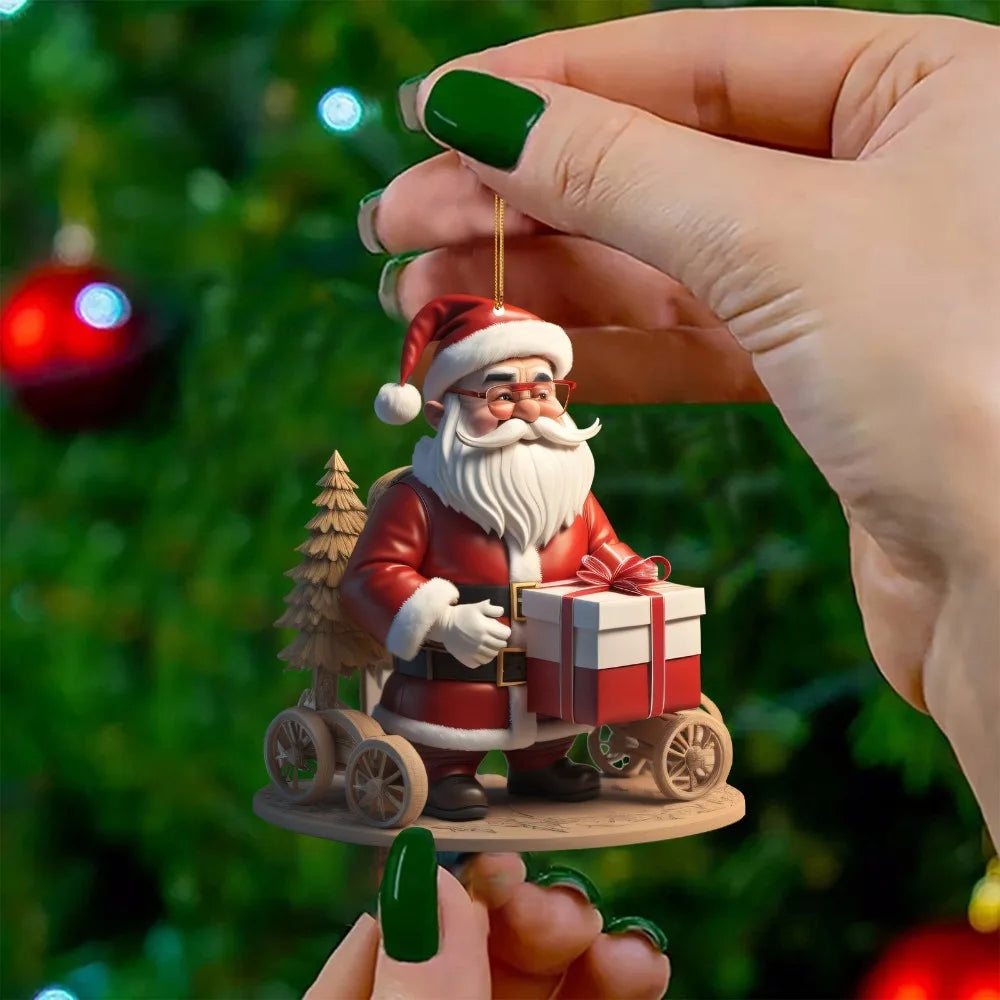 SantaHangs | Mini Santa Claus Decorations 4