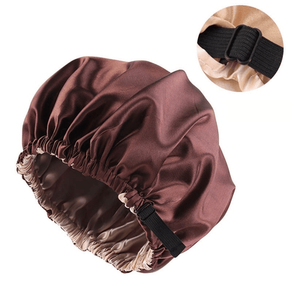 Soft Satin Sleep Hair Cap for Nighttime Hair Care - Fesara
