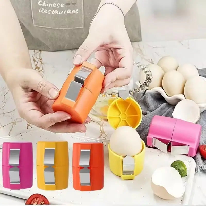 Easy Egg Cracker Tool for Mess Free Cooking