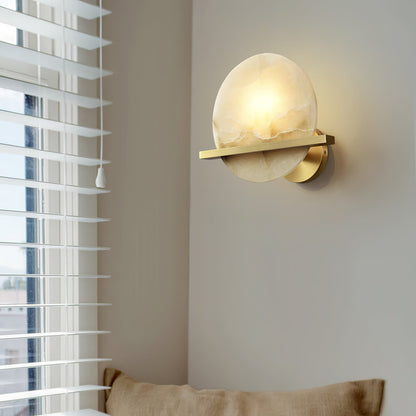 Elegant Marble Wall Light for Traditional Decor