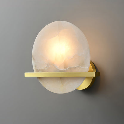 Elegant Marble Wall Light for Traditional Decor