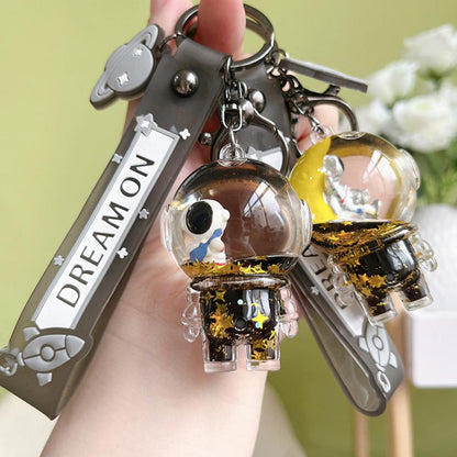 Sparkling Crystal Space Keychain