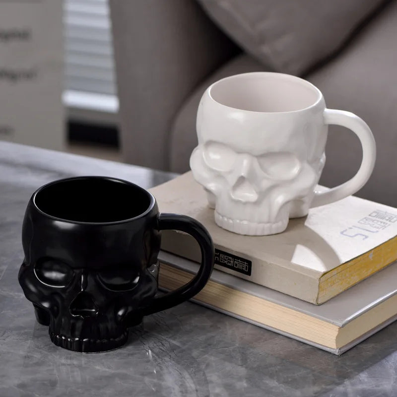 Haunted House Skull Coffee Mug