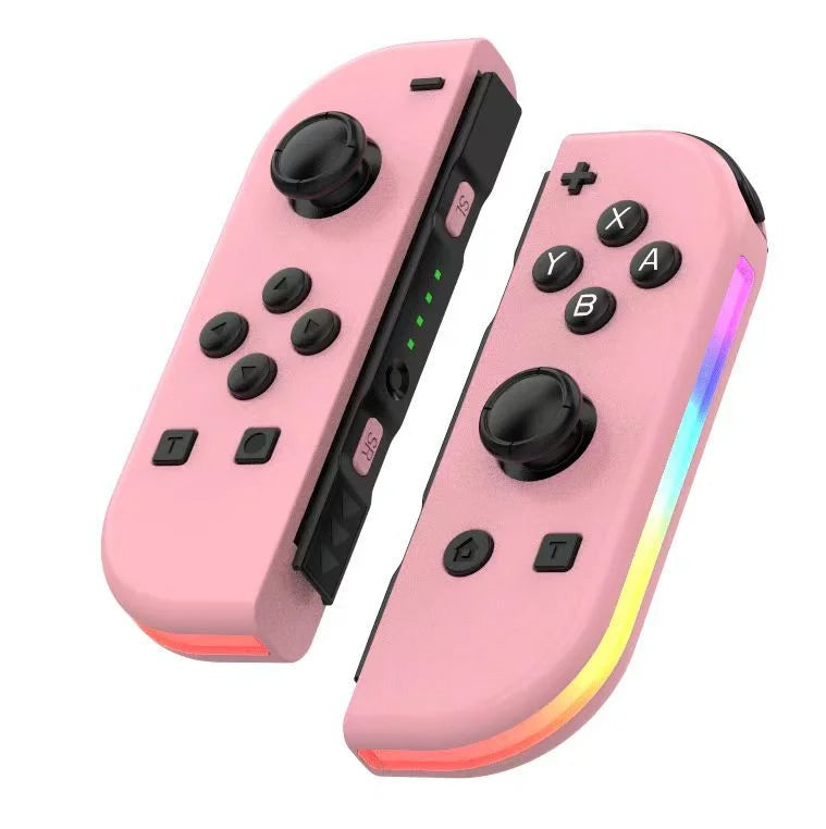 Wireless Gaming Controller for Nintendo Switch - Comfortable Gamepad with Colorful Lights