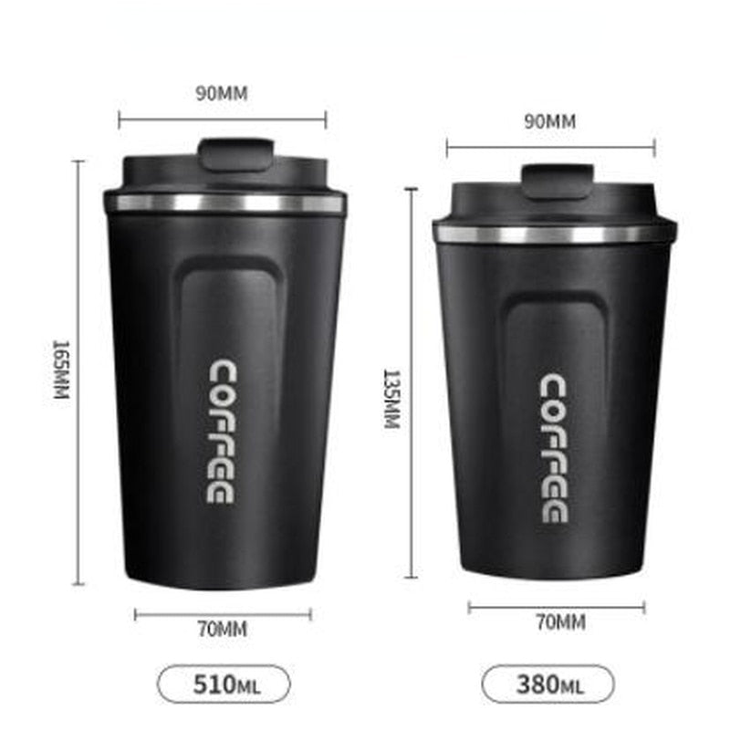 Insulated Smart Coffee Mug with LED Temperature Display