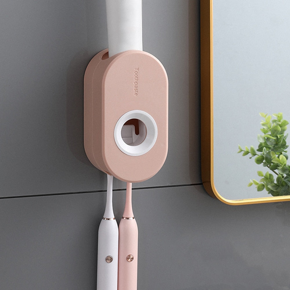 Stylish Bathroom Toothpaste Dispenser Mount