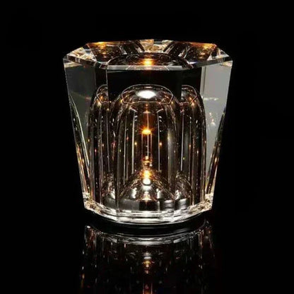 Luxury Metal Crystal Table Lamp - Fesara