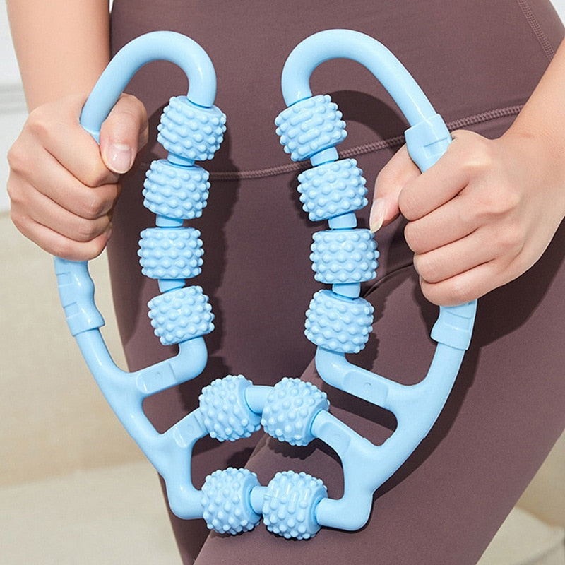 Heated Multi-Roller Leg Massager Clamp