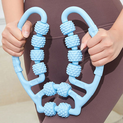 Heated Multi-Roller Leg Massager Clamp
