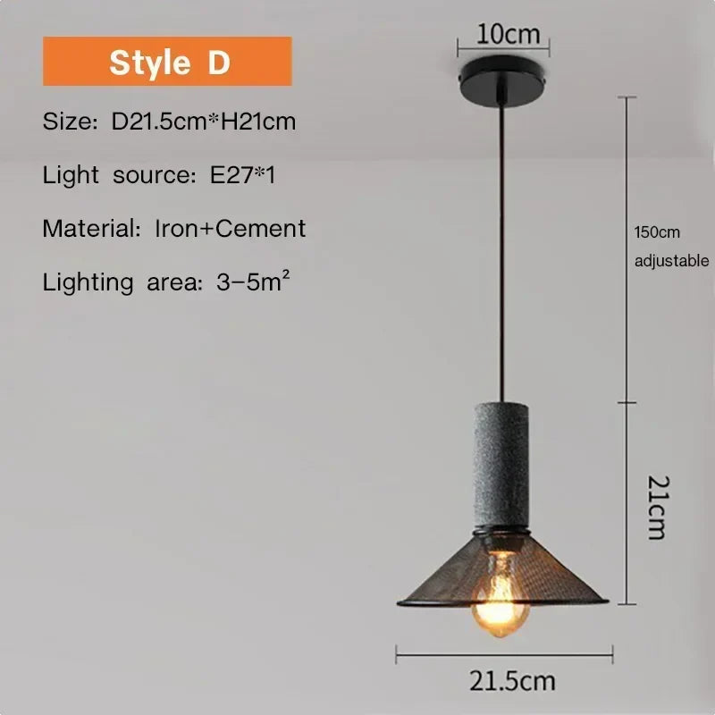 Vintage Rural Pendant Light