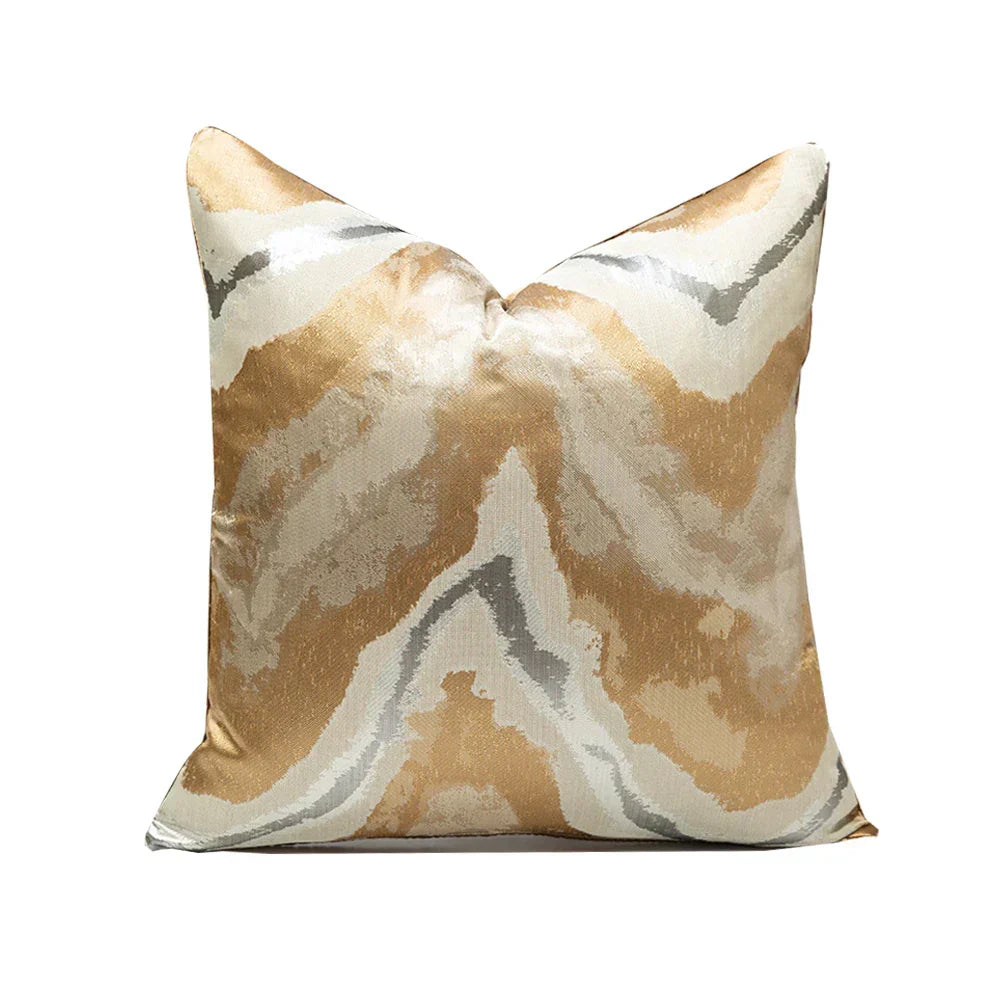 Soft Decorative Pillowcase with Geometric Pattern
