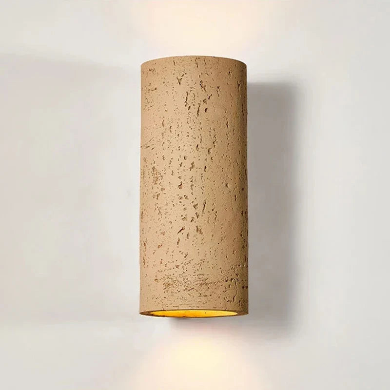 Rustic Concrete Effect Wall Lamp