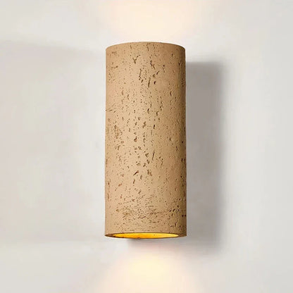Rustic Concrete Effect Wall Lamp