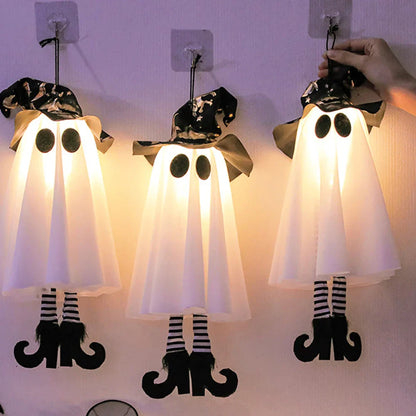 Hanging Ghost LED Lights Halloween Decor