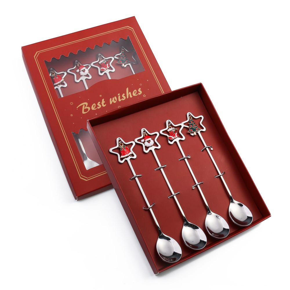 Holiday 4 Piece Santa Table Setting Set