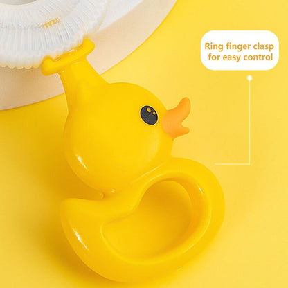 Colorful U-Shaped Childrens Toothbrush