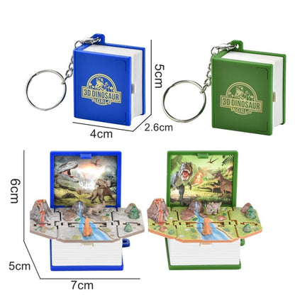 Colorful Dino Mini Figurine Keychain Toy