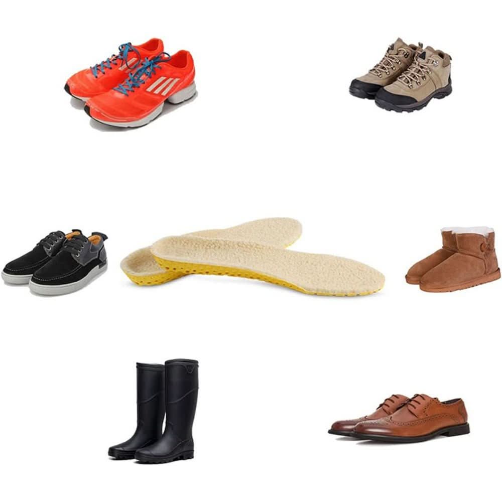 Comfort Insoles for Minimalist Shoes with Cushioning