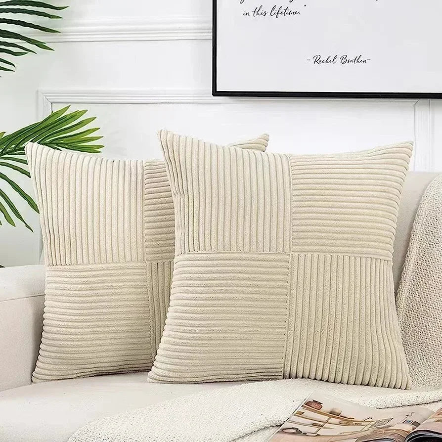 Decorative Pillow Covers - Set of 2 Cushion Covers