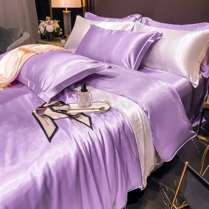 Soft Silk Luxury Bed Sheets Set