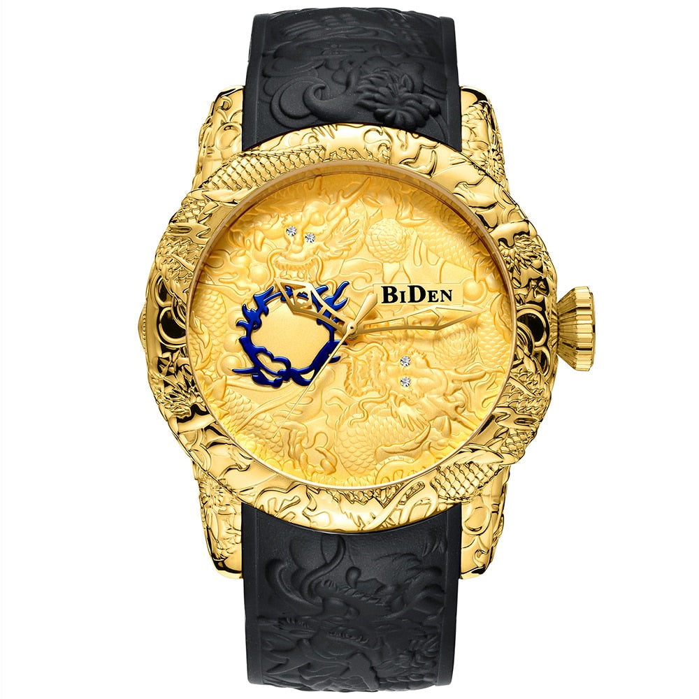 Vintage Dragon Quartz Crystal Watch
