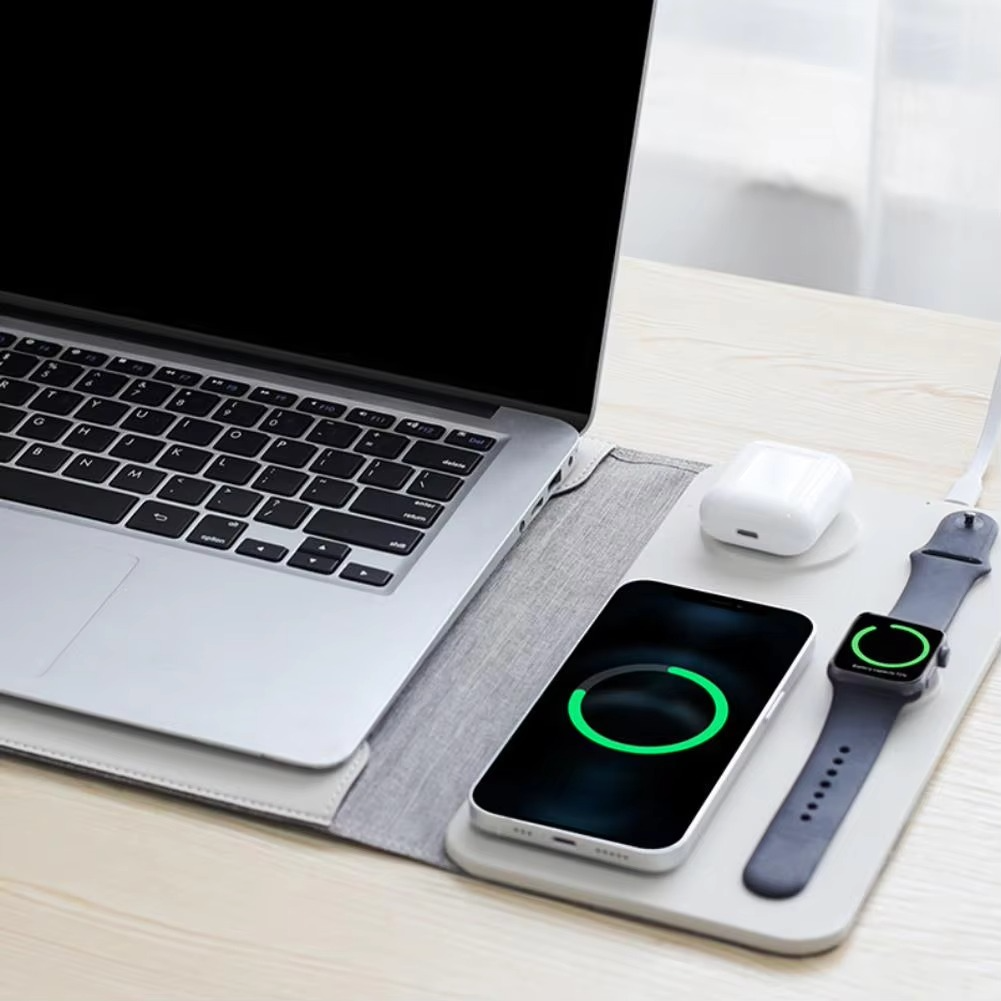 Portable 3-in-1 Laptop Charger Sleeve with Pad - Fesara