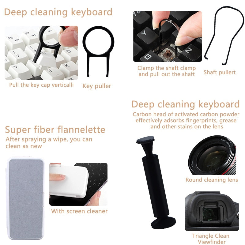 Premium 18in1 PC Cleaning Brush Kit