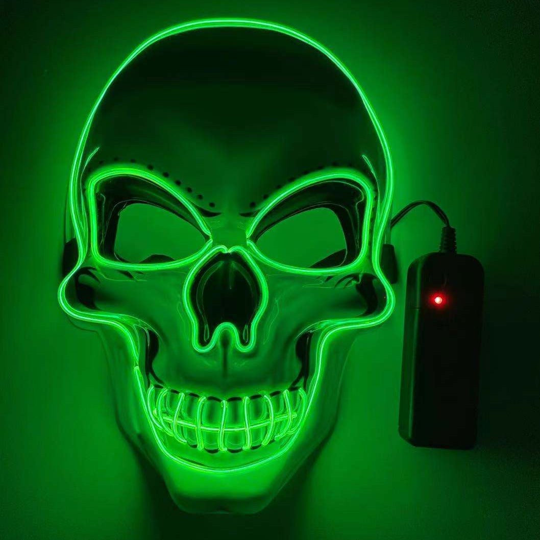 Glowing LED Skull Party Mask - Fesara