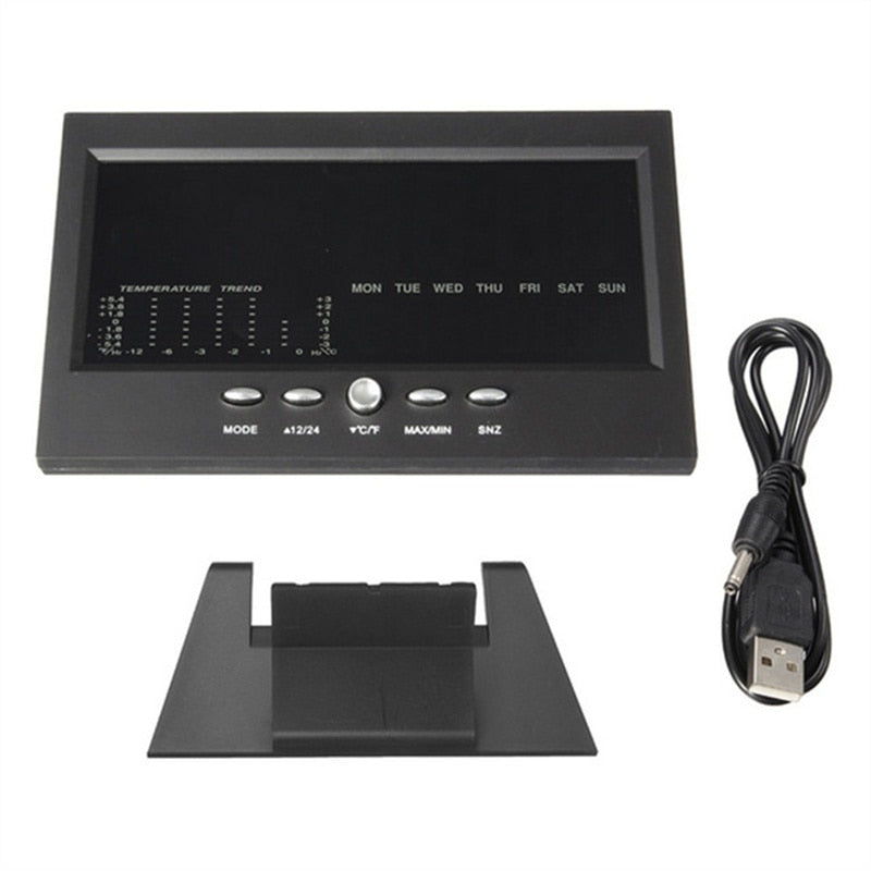Digital Alarm Clock Weather Station Display - Fesara
