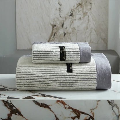 Plush Organic Cotton Bath Towel Set