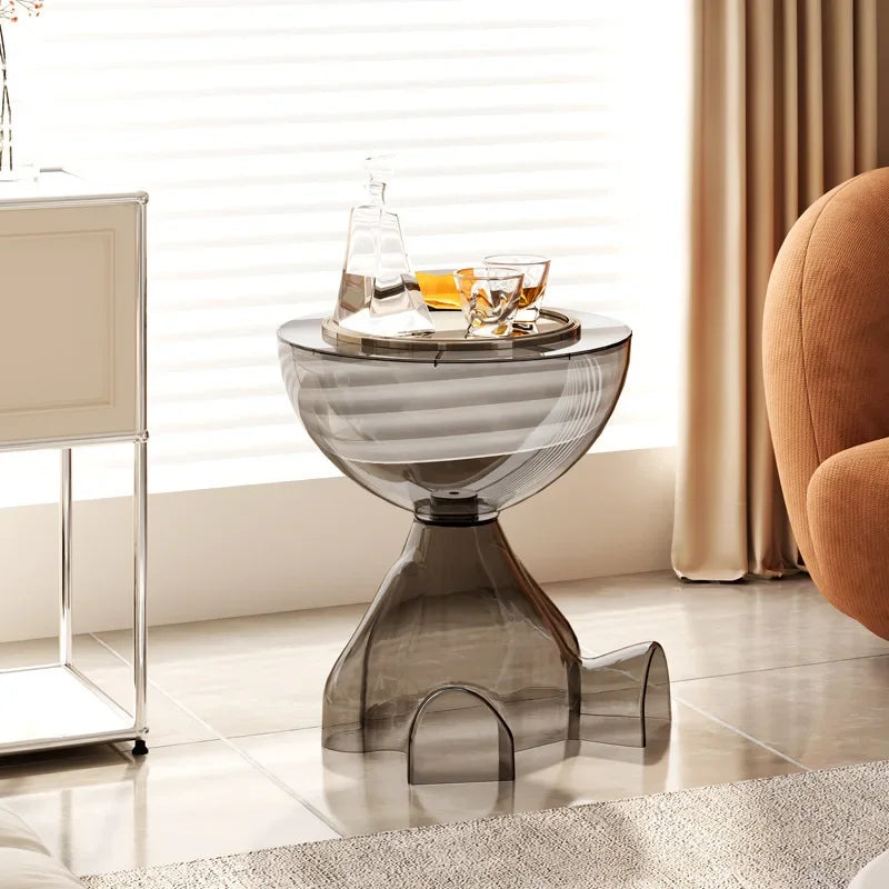 Compact Small Plastic End Table