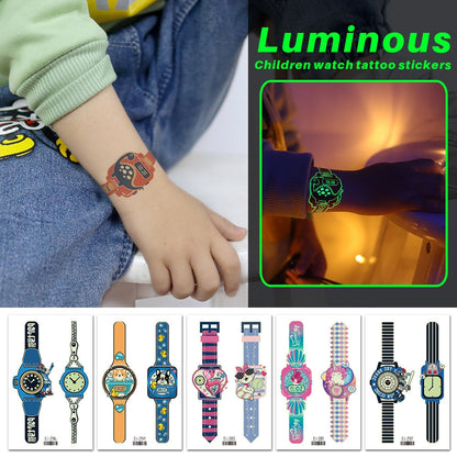 Glowing Temporary Tattoo Watch Skin