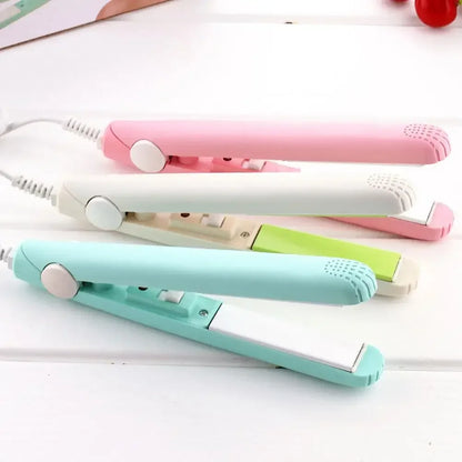 Compact Travel Hair Straightener Curler - Fesara