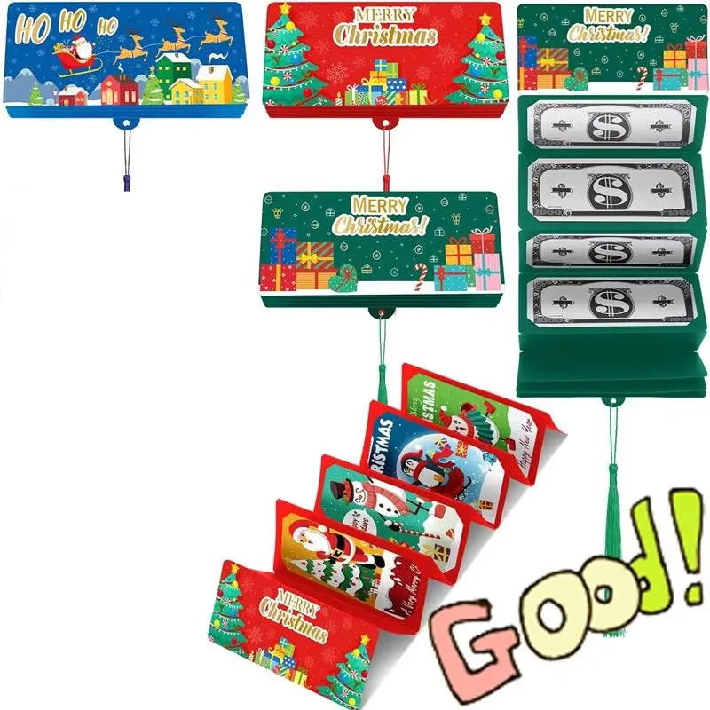 Holiday Cash Gift Card Holder Envelope - Fesara