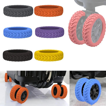 Durable Luggage Wheels Protective Caps 8 Pack