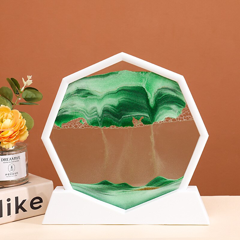Oceanic Wave Hexagon Sand Table Decor