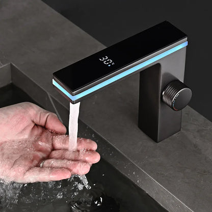 Smart LED Faucet with Digital Temp Control - Fesara
