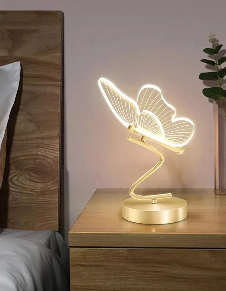 Delicate Winged Desk Lamp