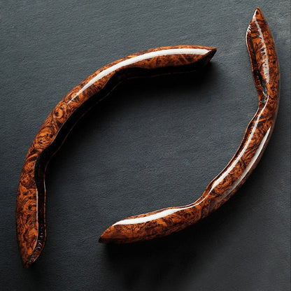 Grip Car Steering Wheel Cover Wood Design