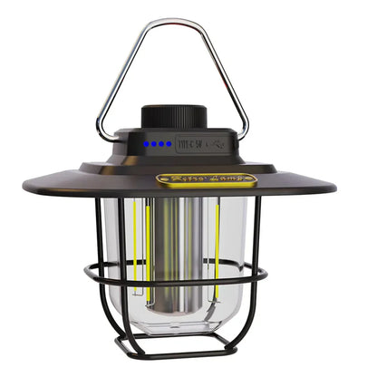 Vintage Portable LED Camp Lantern