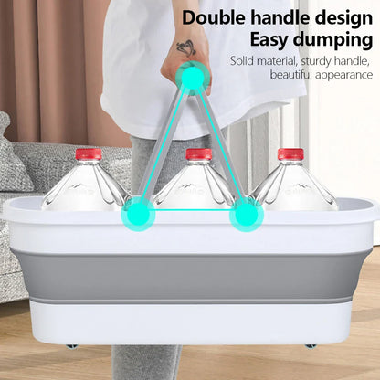 Collapsible Space Saving Wash Basin for Camping & Travel