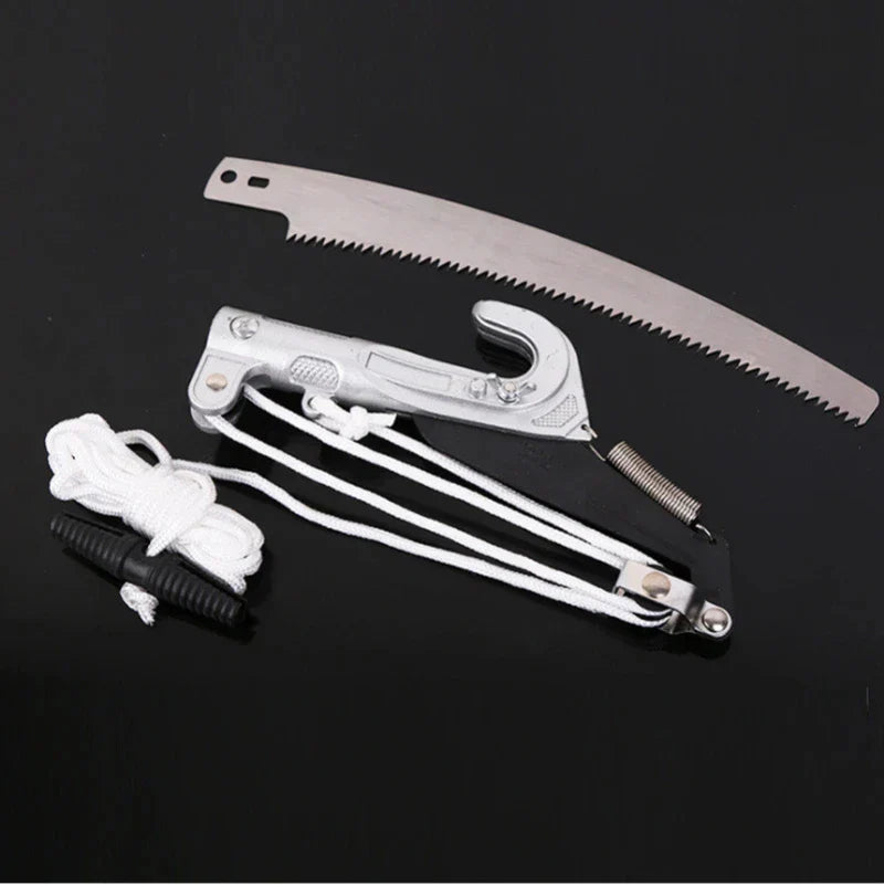 Long Reach Tree Pruner with Sharp Steel Blade