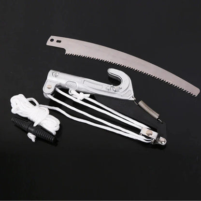 Long Reach Tree Pruner with Sharp Steel Blade