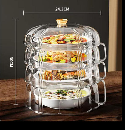 Collapsible Microwave Food Splash Guard