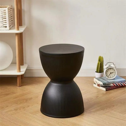 Modern Plastic Coffee Table with Sleek Hourglass Shape - Fesara