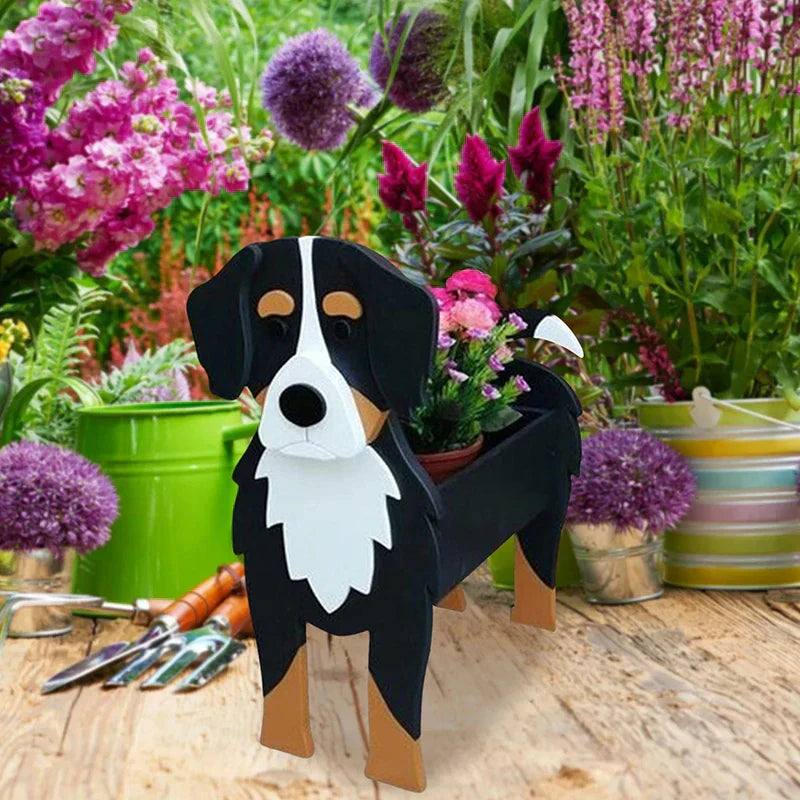Cute Dog Planter Pot - Fun Pet Flower Container