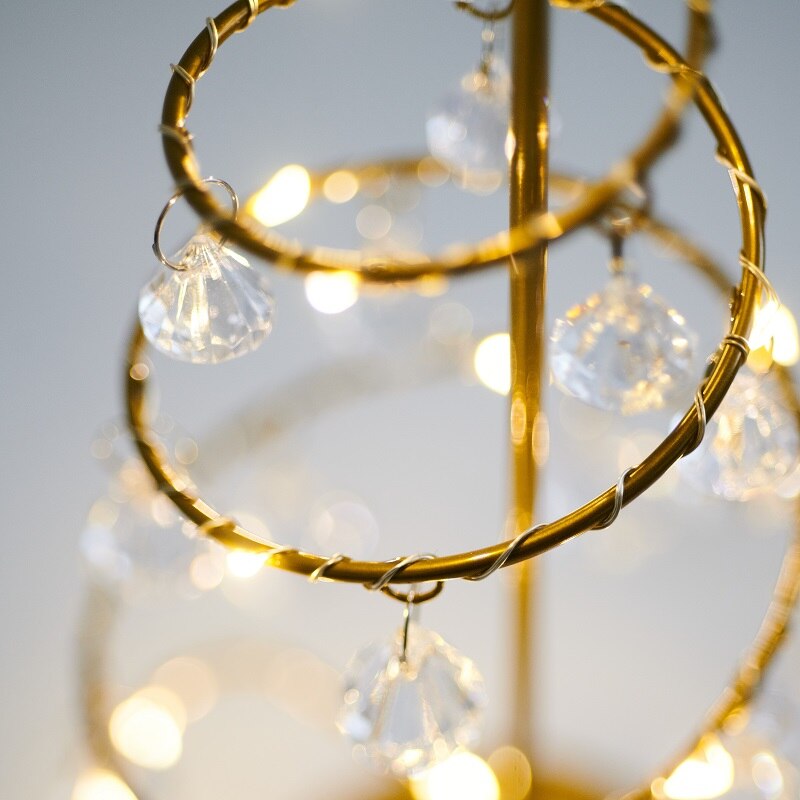 Fesara | Sparkling Tree Glass Lamp Decor