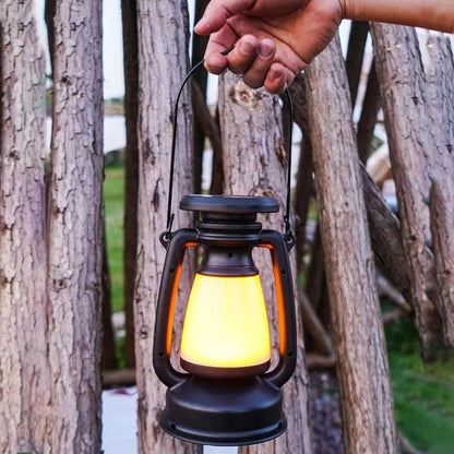 Vintage LED Lantern Table Light with Remote Control - Fesara