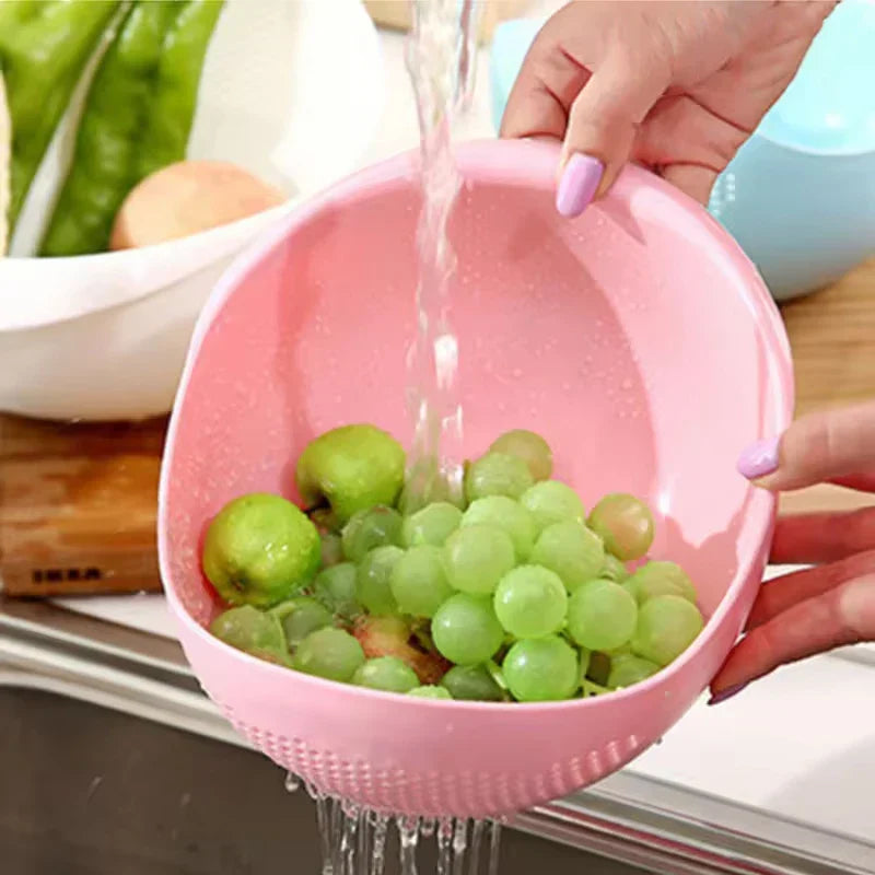 Portable Collapsible Strainer Basket for Food and Rice